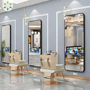 Android akıllı TV çocuk berber dükkanı ayna Net ünlü saç kesme Salon güzellik aynası oturma odası için - Product Image 6