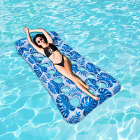 Lit gonflable PVC piscine gonflable flotteur flottant lit inclinable flotteurs de piscine gonflables