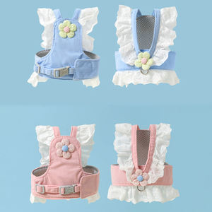 Baju kucing HIPHOPPET, baju putri anak anjing, baju anak anjing kecil, Harness, anti goncangan, untuk kucing kecil - Product Image 6