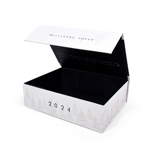 ISO9001 Certified Custom Luxury <b>Black</b> Recycled Paperboard Shoe <b>Gift</b> <b>Box</b> with Magnetic Flap Closure Matt Lamination & UV Coating - Product Image 1