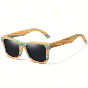Nouvel Arrivage 2025 – Lunettes de Soleil Polarisées en Bois et Bambou Personnalisables avec Logo pour Hommes et Femmes – Style Skateboard Tendance - Product Image 6