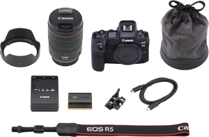 Appareil photo hybride plein format Canon EOS R5 avec objectif RF24-105mm F4 L IS USM, vidéo 8K, capteur CMOS 45 mégapixels - Product Image 4