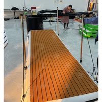 Passerelle gonflable commerciale en PVC pour bateaux, ponton portable pour yachts
