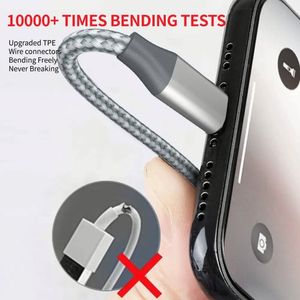 สายชาร์จเร็วแบบไนลอน USB C สำหรับ Android ขายตรงจากโรงงาน - Product Image 5