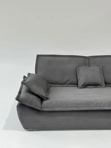 Ghế sofa vải sâu siêu rộng trong phòng khách, thiết kế thời trang Bắc Âu, đơn giản, mềm mại - Product Image 4