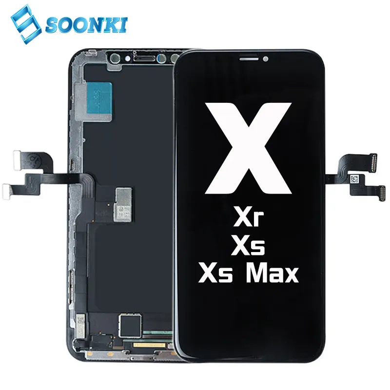 replacement soft hard oled incell screen display for iphone Xr X Xs max lcd,pantalla for iphone xs max display lcd touch screen