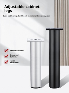 Ayarlanabilir Teleskopik Dayanıklı Ayak Desteği Mobilya Ayağı Sehpa Çekyat TV Dolabı Güçlü Yük Taşıma Özelliği Korozyon Önleyici - Product Image 6