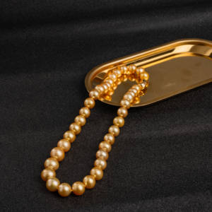 مجوهرات راقية ذهب جنوب البحر قلادة لؤلؤ فينيكس حقيقي - Product Image 3