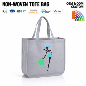 ถุงช้อปปิ้งผ้าทอแบบพับได้ รีไซเคิลได้ พิมพ์ลายตามสั่ง ขายส่ง - Product Image 3