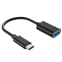 Câble adaptateur OTG - USB 3.0 femelle vers Type-C mâle, charge rapide, conducteur en cuivre pur pour téléphones mobiles et ordinateurs
