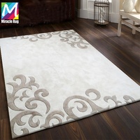 Tapis de salon oriental de luxe sur mesure, fait main, en soie et laine, style traditionnel, vente chaude
