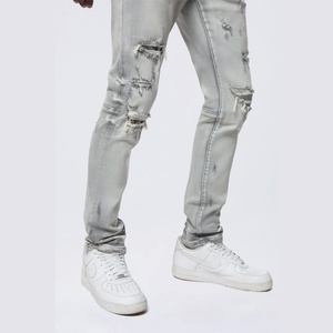 Clothing Manufacturers <b>Men's</b> Casual Cotton Denim Patalon <b>Jeans</b> Pants Blue Black High Waist Slim Fit <b>Trousers</b> for <b>Men</b> - Product Image 4