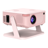 XNANO Fabricant Vente en gros Nouveau design Projecteur HA109 Rose Smart TV Projecteur Android 14 Grand écran Mise en miroir 720P