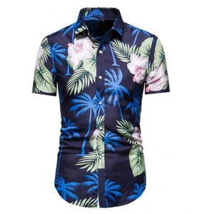 Nuova Camicia da <span class=keywords><strong>Uomo</strong></span> a Maniche Corte Stampata <span class=keywords><strong>Taglie</strong></span> Forti - Product Image 2