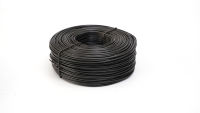 Fil de Jardin Rond en Métal Revêtu de PVC, Résistant aux Intempéries, Flexible, Noir et Vert