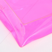 Sac fourre-tout en plastique de couleur transparente de haut niveau d'apparence sac cadeau à main EVA sac en plastique PVC