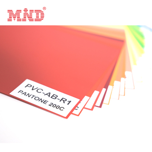 無料サンプルカスタムカラーPVCカードカラーボーダープラスチックカードインレイシート - Product Image 4