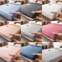 Protège-matelas matelassé imperméable de qualité supérieure, silencieux, respirant, doux et épais, drap-housse en coton non-adhésif