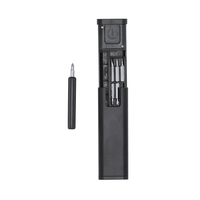 Kit d'outils de poche portable 2-en-1 avec lampe torche LED 4000mAh et tournevis EDC portatif