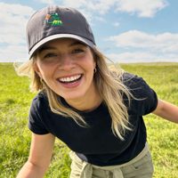 Casquette de sport personnalisée tendance, 6 panneaux, marron, avec logo brodé de personnage de dessin animé, casquette de baseball unisexe