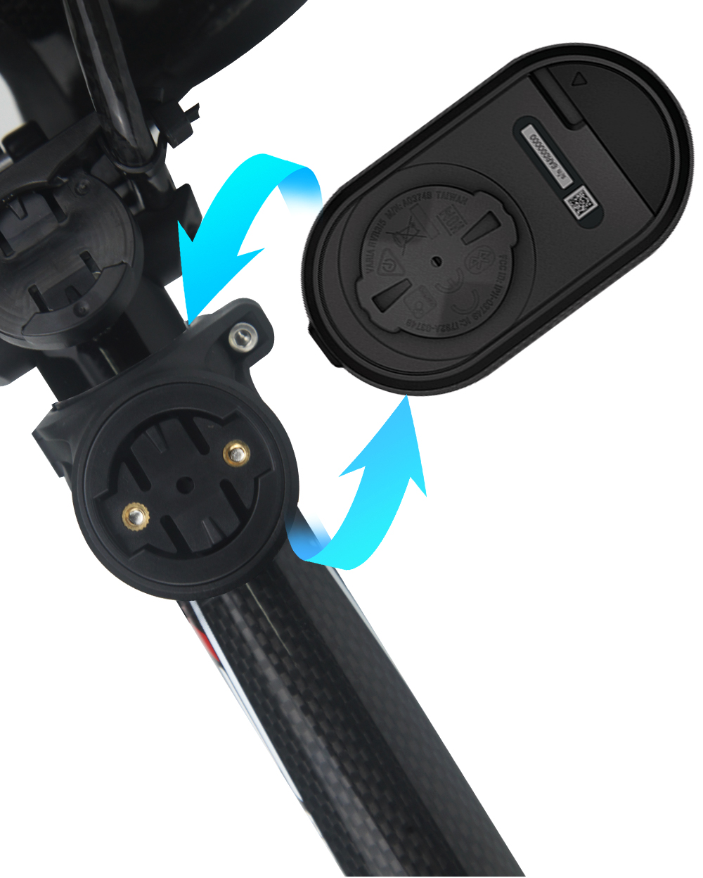 thumbnail image 2 of Bike Taillight Saddle Rail Mount Compatible With Garmi N Radar 2 of 12