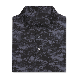 Mode impression hommes polos évacuation de l'humidité performance essentiels coupe régulière séchage rapide hommes polo de golf à manches courtes - Product Image 6