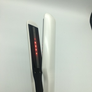 Lisseur de <span class=keywords><strong>cheveux</strong></span> électrique professionnel OEM ODM en céramique à ions négatifs avec affichage LED infrarouge 480, personnalisable avec logo - Product Image 3