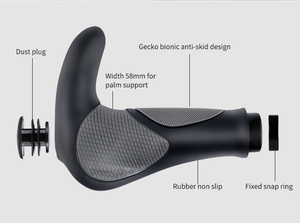 Nuevo manillar de goma TPR integrado para MTB BMX ciclismo reposamanos bicicleta de montaña agarre - Product Image 3