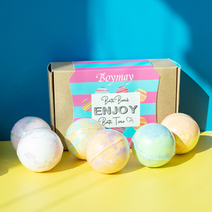 Bombas de Baño Veganas Naturales y Orgánicas de Lujo de Marca Privada, 12 Unidades de Colores, con Sorpresa Divertida para un Baño de Burbujas - Product Image 5