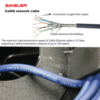 Câble de raccordement réseau LAN personnalisé 80m/100m Ethercon Cat6A pour la connexion de la console de mixage numérique, du signal audio/vidéo