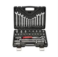 Ensemble d'outils de réparation automobile 1/2,3/8,1/4 pouces, entraînement, tête Flexible, rotateur, cliquet, poignée, clé, douille, Kit d'outils