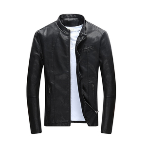 Veste de mode au design classique pour hommes en cuir Service OEM disponible - Product Image 2