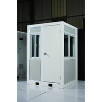 Kiosque de sécurité temporaire pliable, détachable et portable à faible coût pour centre commercial, bureau, bâtiment, extérieur, poste de garde mobile, hôtel, hôpital
