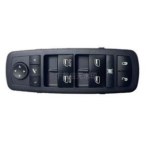 Interrupteur de commande électrique de lève-vitre Dodge 68039806AA 12v Fond noir LED bleu - Product Image 4