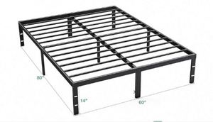 Warehouse Iron Durable Living Room Hotel Metal Platform Adjustable Customizable Modern Bedroom Furniture <b>Bed</b> Frame King Size - Product Image 4