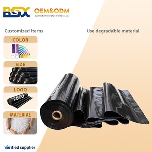 2025 OEM HDPE màng đất lót polyethylene tùy chỉnh kích thước Dày màu đen giá bao bì Ống cuộn mưa ống nước ống nhựa - Product Image 6