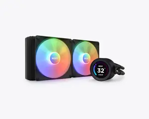 NZ-XT Kraken 280 RGB 280mm All-In-One Liquid Cooler with LCD Display and RGB Fans