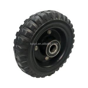 Rodas de Borracha Sólida de 6 Polegadas para Uso Industrial, Rodízios Montados na Lateral para Carrinhos de Ferramentas - Product Image 4