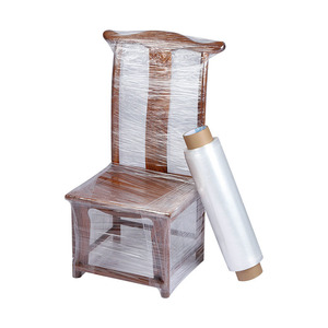 Rollo de película elástica de PE, película de embalaje transparente, embalaje de micrófono, Flexible, multifuncional, personalizado - Product Image 2