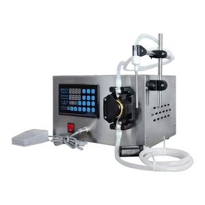 Máquina de Llenado de Líquidos Semiautomática de Sobremesa con Bomba Peristáltica de Control por Pedal y Boquilla Única para Miel, Bebidas y Perfumes - Product Image 1