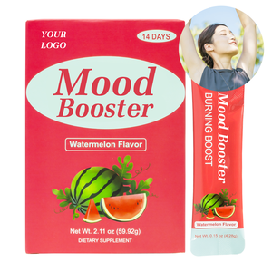Premium Mood Boost 14 sobres en polvo con linaza para la vitalidad holística y el apoyo al bienestar diario - Product Image 1