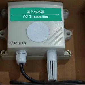 Mejor o2 gas transmisor 3 en 1 de montaje en pared de temperatura y humedad sensor de oxígeno