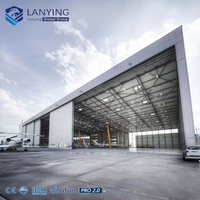 Estructura de Acero Galvanizado en Caliente para Hangares, Almacenes y Fábricas, Diseño Directo de Fábrica con Certificaciones CE, ISO, CWB y Otras