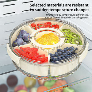 Contenedor de Aperitivos Dividido Popular, Secciones Desmontables, Fácil de Limpiar, para Frutos Secos, Frutas y Dulces - Product Image 5