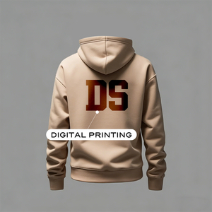 Felpe e Maglioni con Cappuccio in Cotone Spesso French Terry, Tessuto Lavorato a Maglia, Maniche Regolari, Personalizzabili con Logo Serigrafato per Uomo - Product Image 2