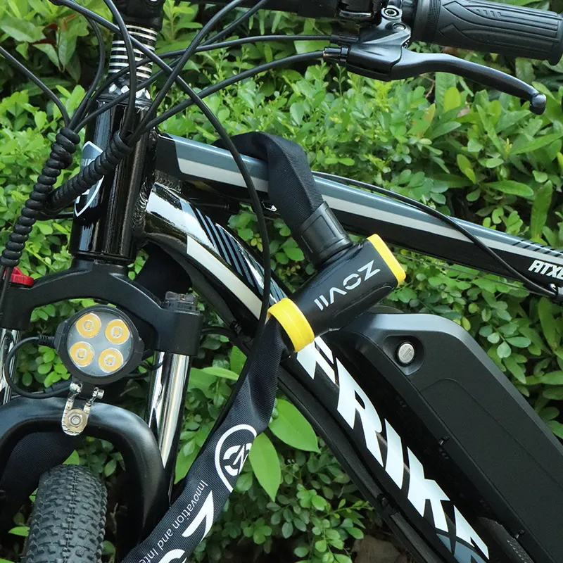 저렴한 가격 socker 자전거 잠금 120Db 경보 도난 방지 보안 경보 자전거 체인 스마트 잠금 자전거 체인