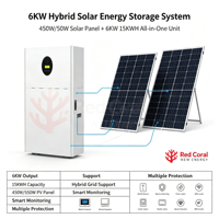 Système solaire hors réseau 6KW, kit complet, prix de gros, solution de production et de stockage d'énergie photovoltaïque, fournisseur OEM ODM