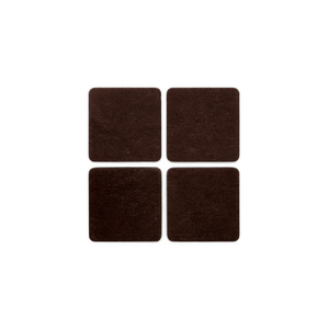 Protezioni Adesive per Gambe di Tavoli Erp 38mm, Confezione da 4, in Feltro Marrone - Product Image 2
