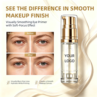 Sérum Base Yeux Effet Flou Doux, Lisse les Ridules, Crème Hydratante pour les Yeux, Base de Fard à Paupières Soyeuse Non Collante Longue Tenue, Logo Personnalisé