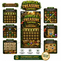 Billets de loterie à gratter personnalisés en gros, emballage en rouleau, règles de jeu gagnant, échantillon DIY, cartes-cadeaux promotionnelles